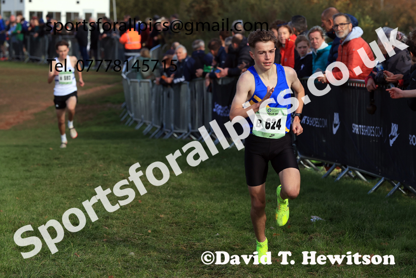 Mens Under-17s 2025 National Cross Country Relays, Berry Hill Park, Mansfield. Photo: David T. Hewitson/Sports for All Pics